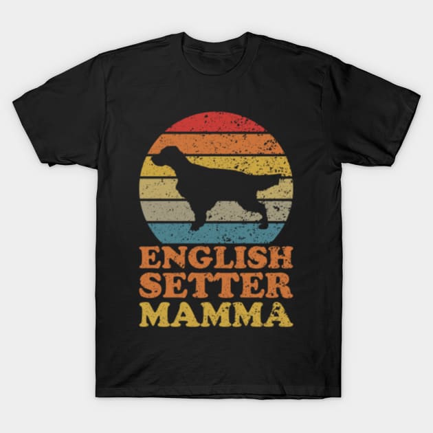 Mamma del cane Setter inglese T-Shirt by AmazingDesigns